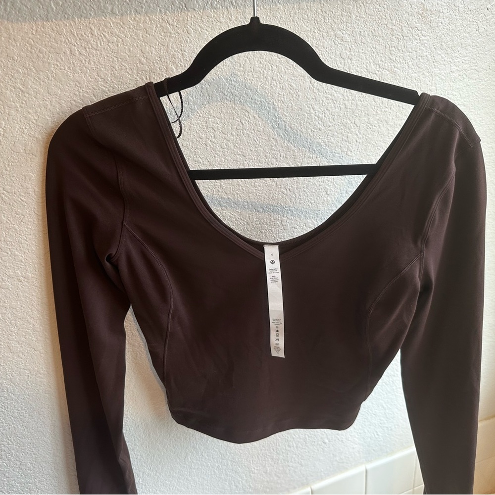 French press lululemon align long sleeve shirt